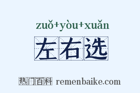 左右选是什么意思的图片